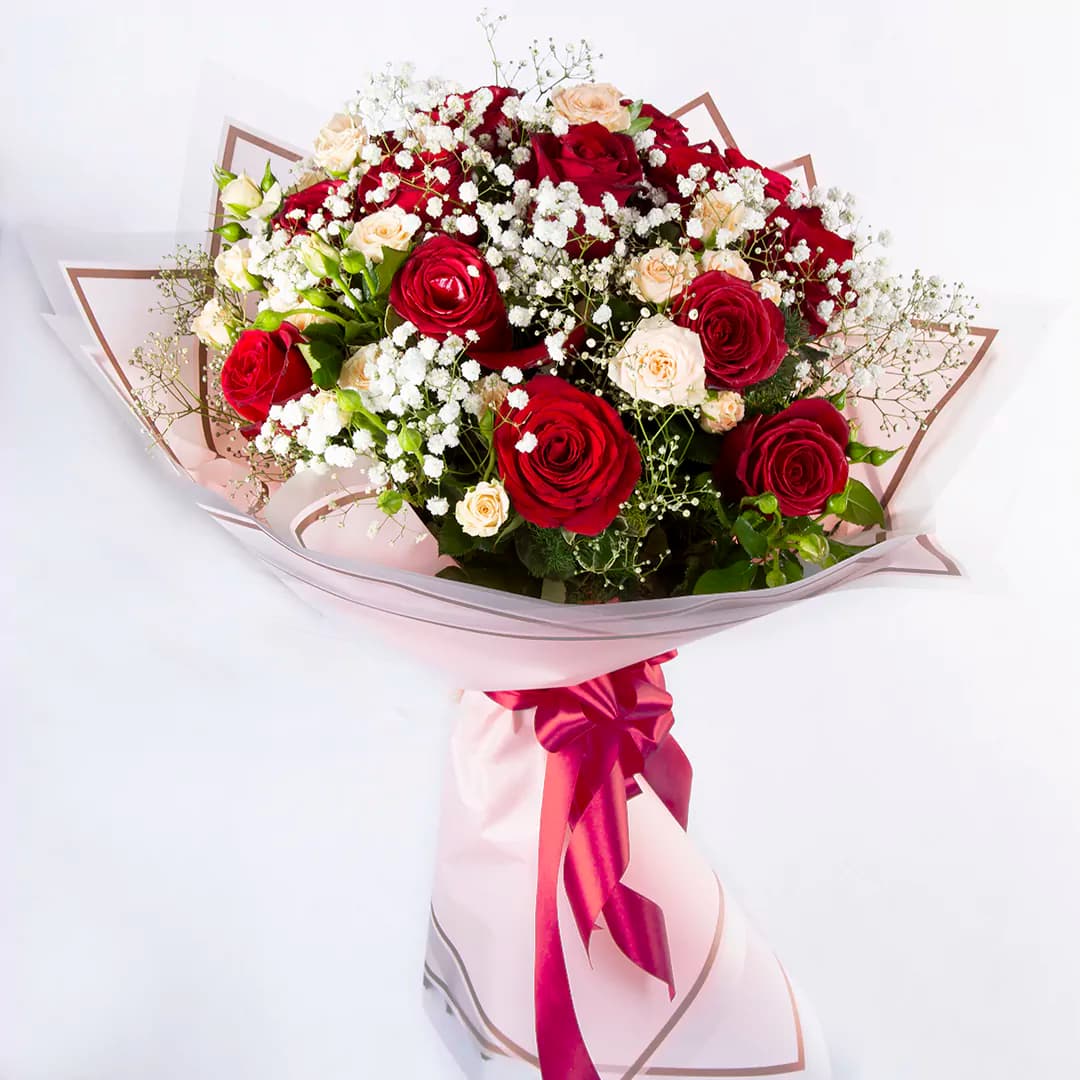 دسته گل رز کد6580