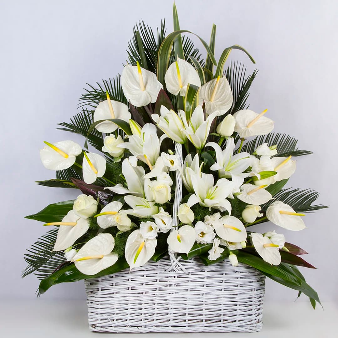 سبد گل برای تسلیت کد 3270