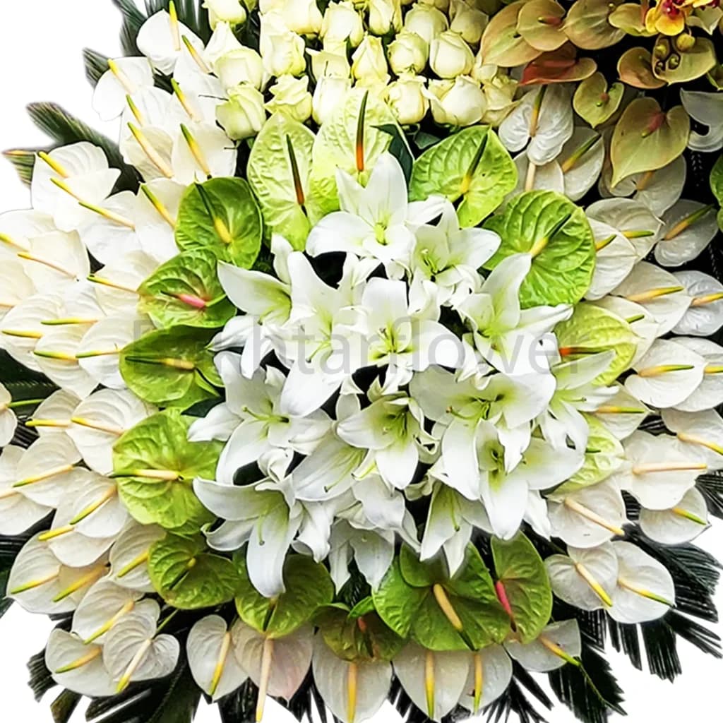 تاج گل 3 طبقه ترحیم 8300 — تصویر ۵