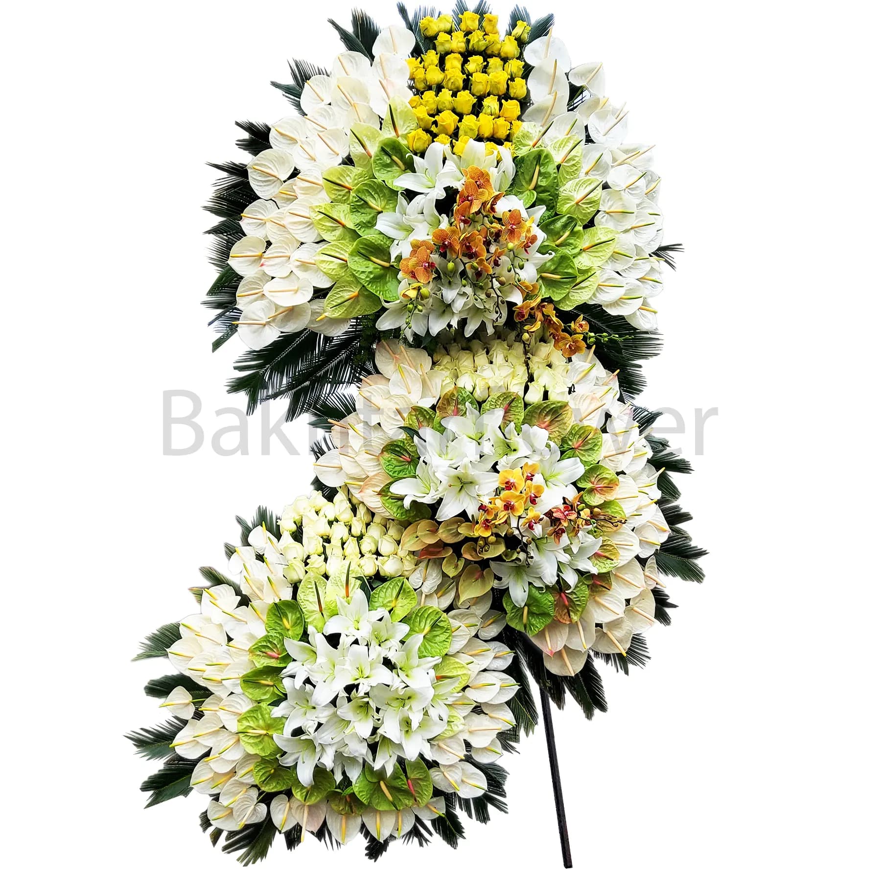 تاج گل 3 طبقه ترحیم 8300
