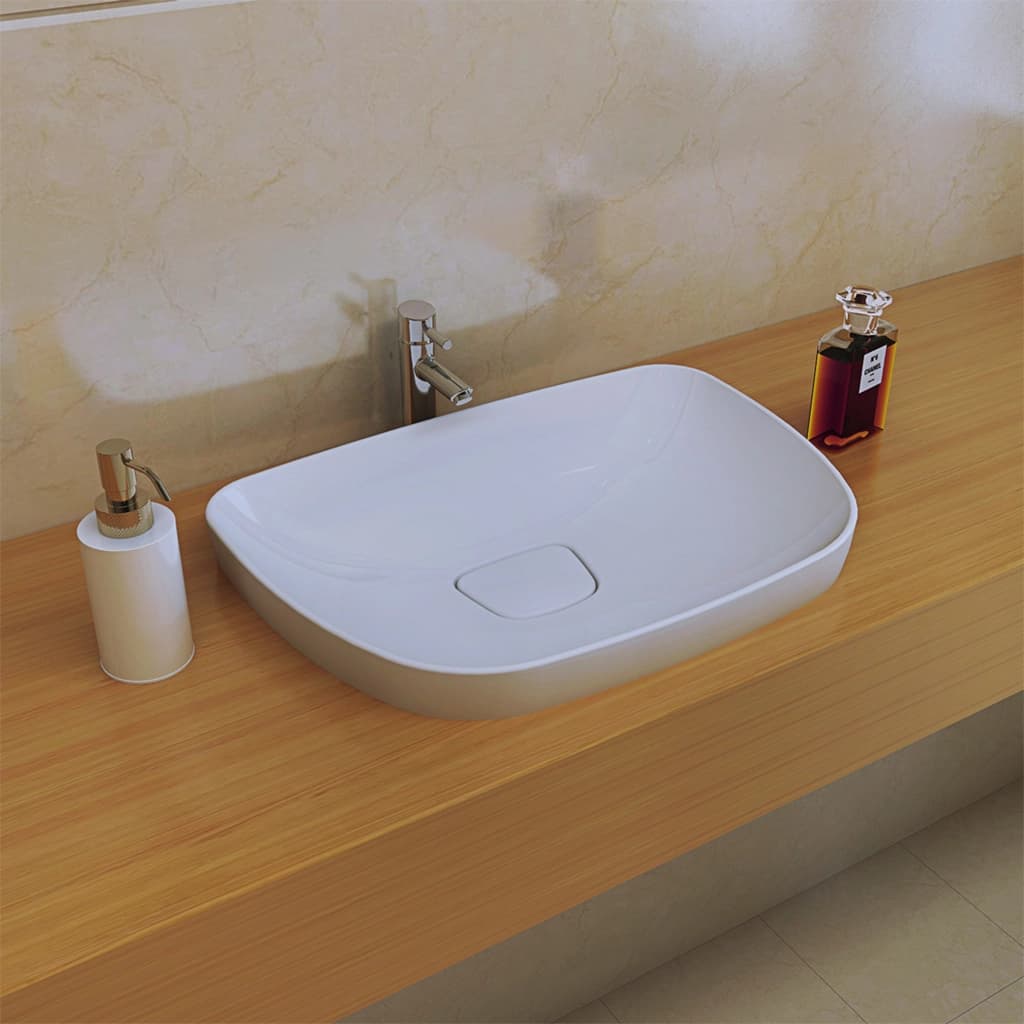روشویی روکابینتی نوین سرام مدل ترانی — تصویر ۳