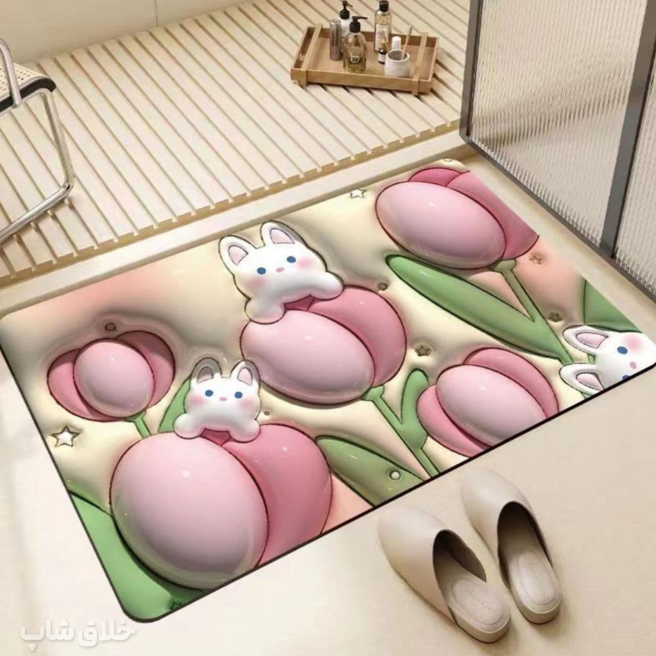 پادری حمام و دستشویی سیلیکونی طرح سه بعدی 3D — تصویر ۴