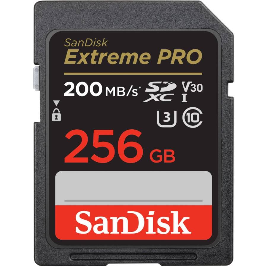 کارت حافظه سن دیسک SanDisk 256GB Extreme PRO SDXC Card 200MB/s