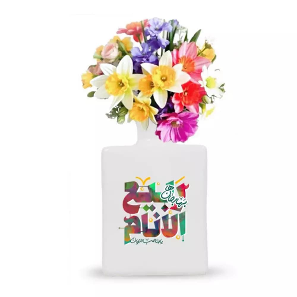 گلدان چینی نیمه شعبان ربیع النام کد 1682