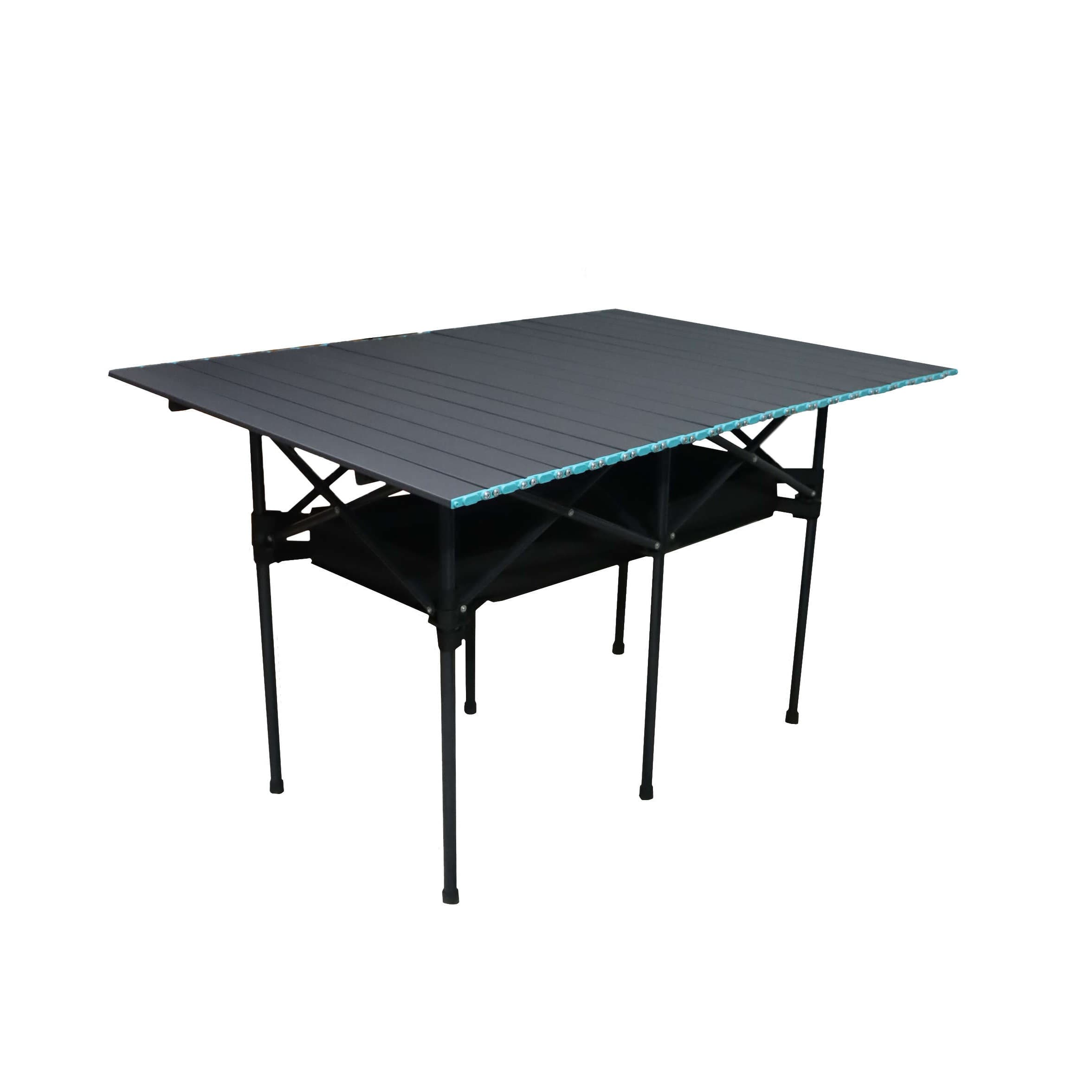 میز تاشو فلزی 2 طبقه 120*80
