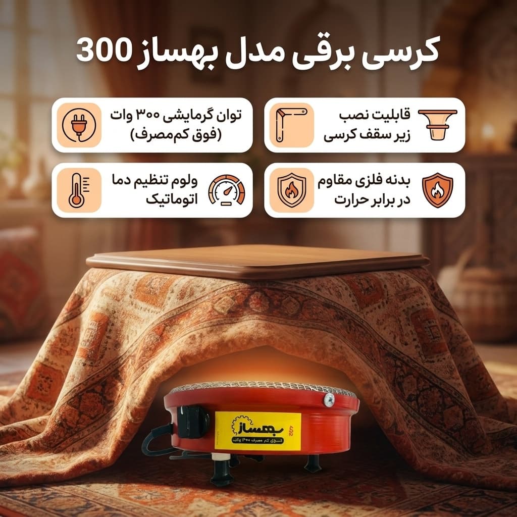 کرسی برقی مدل بهساز 300 — تصویر ۴