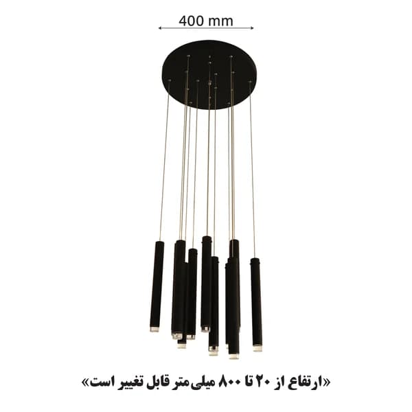 چراغ آویز مدرن 15 شعله کد 806 — تصویر ۵
