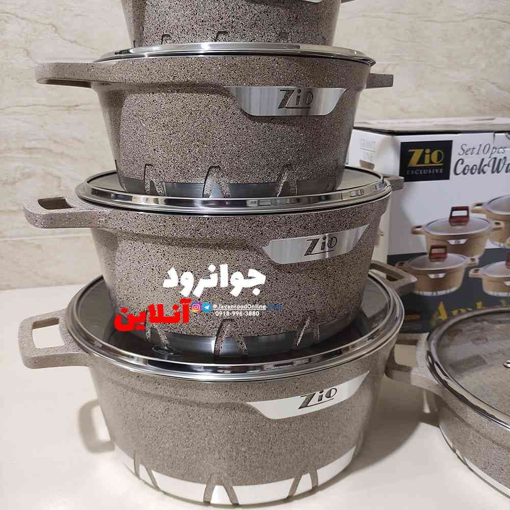 سرویس قابلمه گرانیت زیو طرح آمبر Zio Z-7140 کرایه در محل — تصویر ۴