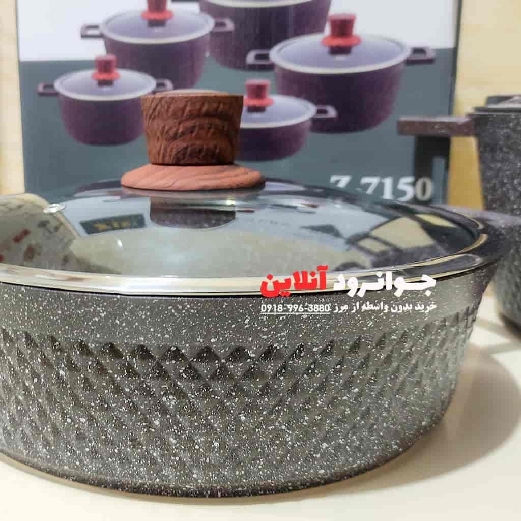 سرویس قابلمه زیو طرح پاریس مدل Paris Z-7150 کرایه در محل — تصویر ۲