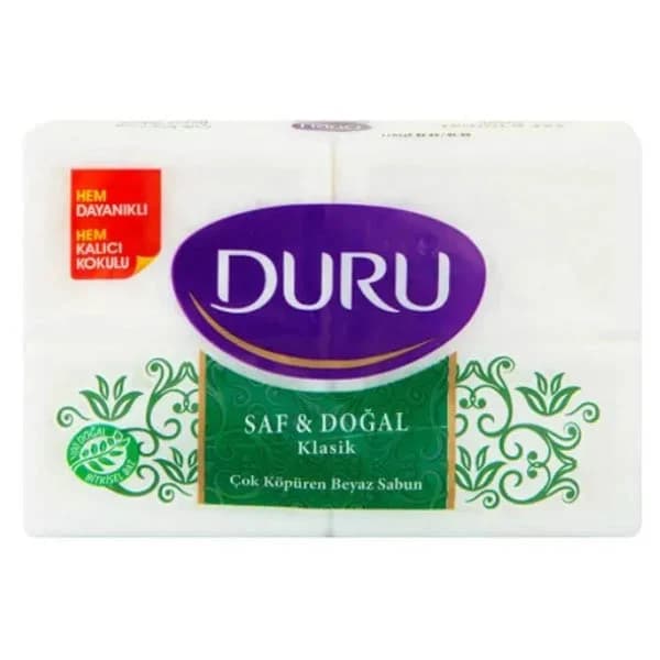 صابون کتابی دورو صابون سفید 4 عددی 600 گرم
