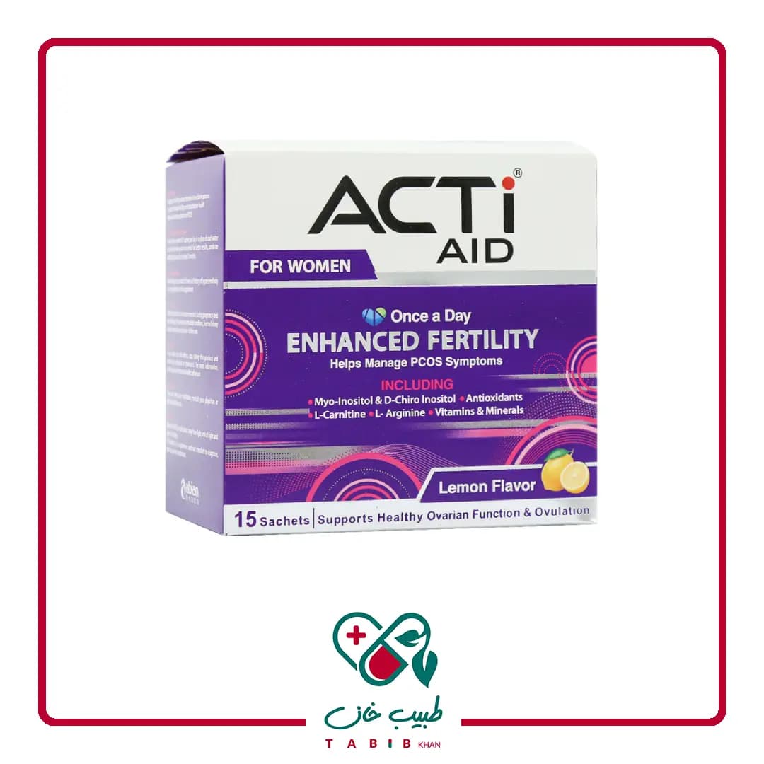 ساشه اکتی اید بانوان ابیان دارو 15 عددی/Abian Darou Acti Aid For Women 15 Sachets