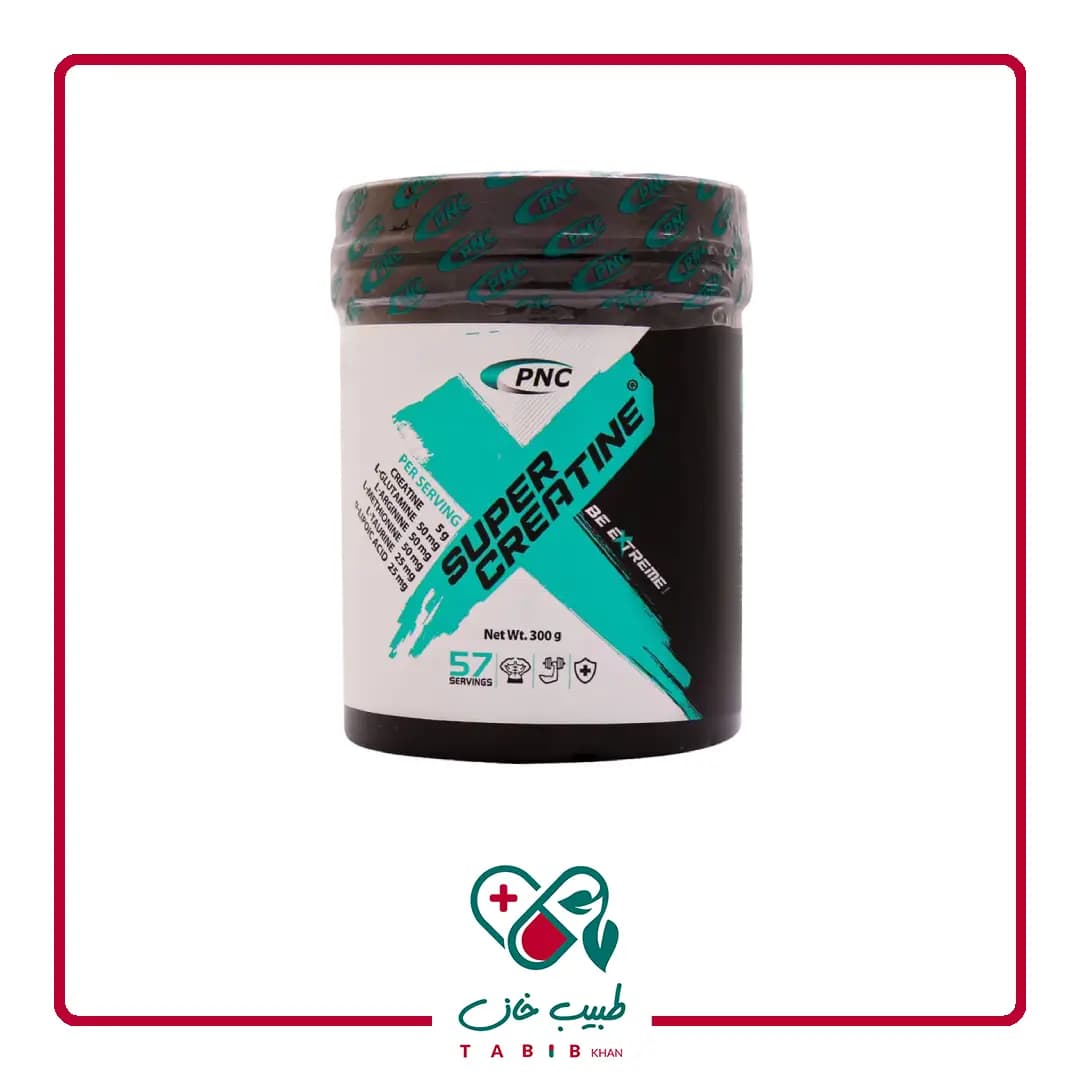 پودر سوپر کراتین پی ان سی 300 گرمی/PNC Super Creatine 300 g