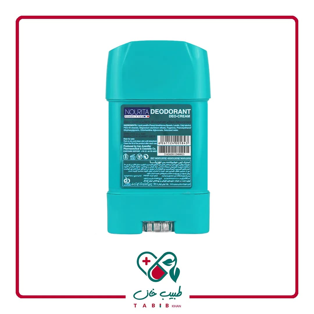 استیک کرمی خوشبو کننده بدن اسپرت اکسپرس نوریتا 75 میلی لیتر/Express Deodorant Deo Cream for Men Nourita 75 ML — تصویر ۲