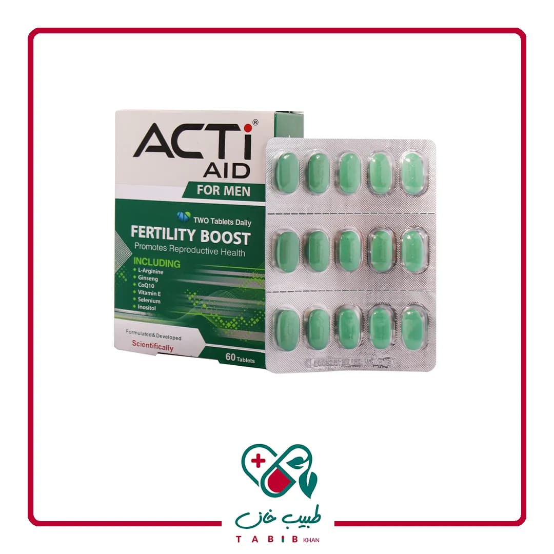 قرص اکتی اید ابیان دارو 60 عددی/Abian Darou Acti Aid 60 Tabs — تصویر ۲