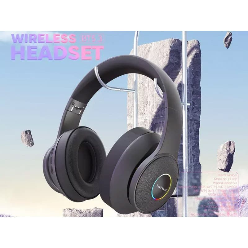 هدفون بلوتوثی رم خور Earldom ET-B07 Wireless Headphone — تصویر ۶