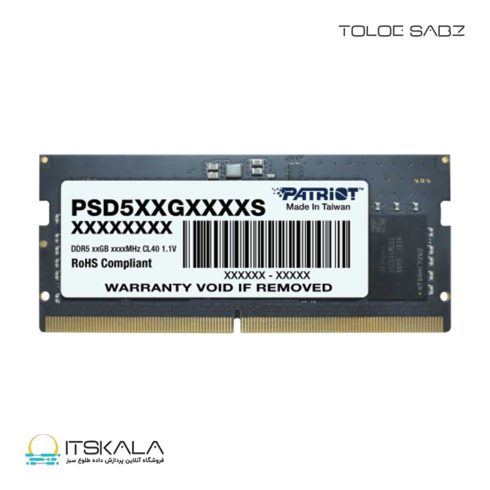 رم لپ‌تاپ پاتریوت مدل Signature Line DDR5 5200MT/s 16GB
