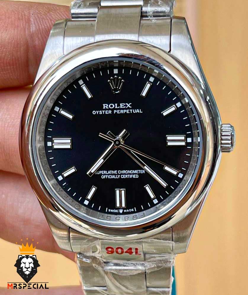 ساعت ست مردانه و زنانه رولکس پرپچوال اتوماتیک صفحه مشکی 01466 Rolex Oyster Perpetual — تصویر ۶