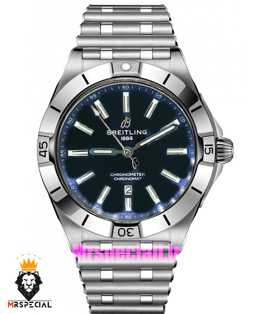 ساعت مچی مردانه برایتلینگ بند استیل اتوماتیک BREITLING CHRONOMAT 01398
