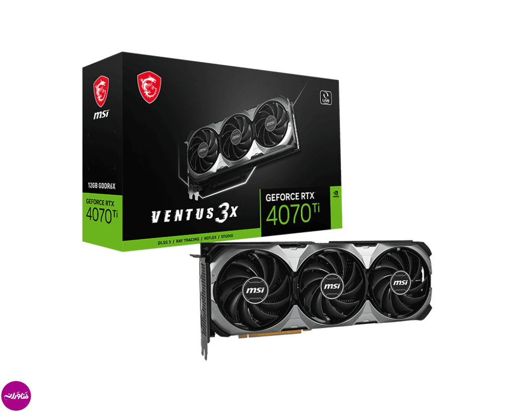 کارت گرافیک MSI GeForce RTX 4070 Ti VENTUS 3X E1 12G ام اس آی