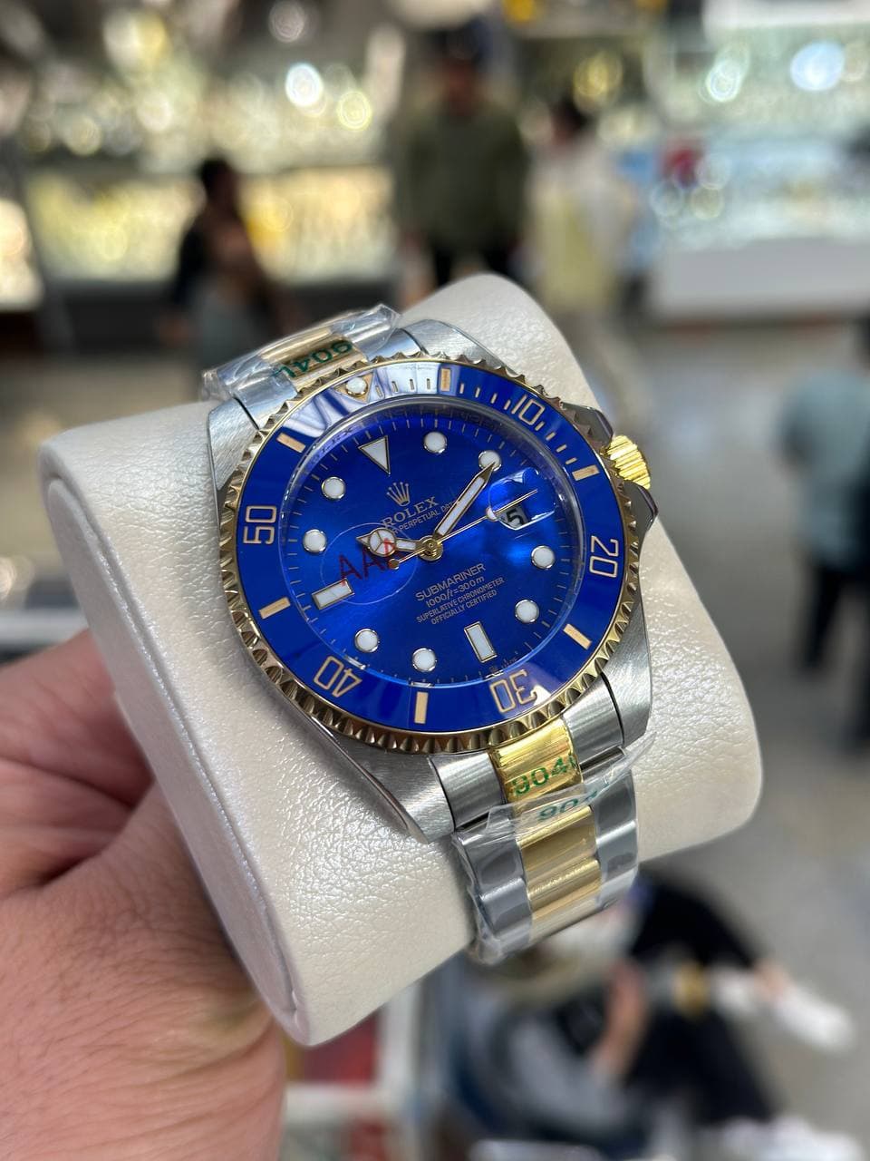 ساعت مچی مردانه رولکس سابمارینا صفحه دایره آبی Rolex Submariner