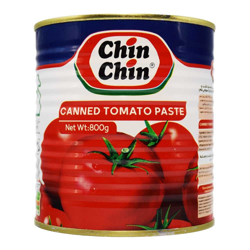 رب گوجه فرنگی چین چین CHIN CHIN وزن 800 گرم (درب آسان باز شو)
