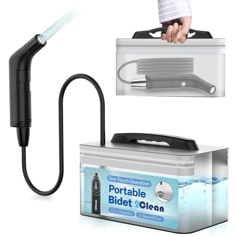 دوش و بیده سفری گرین لاین Green Lion GNPORTRBDT Portable Travel Bidet — تصویر ۲