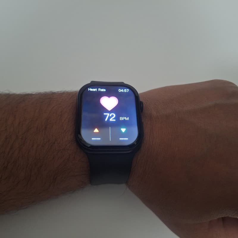 ساعت هوشمند 44 میلی متری کیکویر مدل KW93 MAX با بند سیلیکونی به همراه هدفون بلوتوثی — تصویر ۱۰