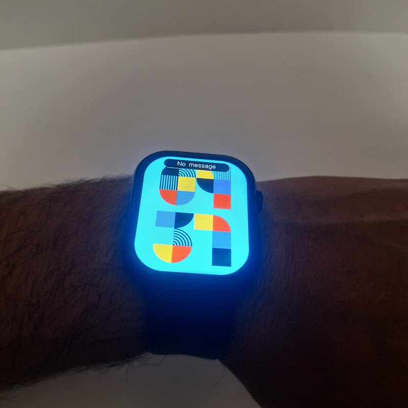 ساعت هوشمند 44 میلی متری کیکویر مدل KW93 MAX با بند سیلیکونی به همراه هدفون بلوتوثی — تصویر ۱۲