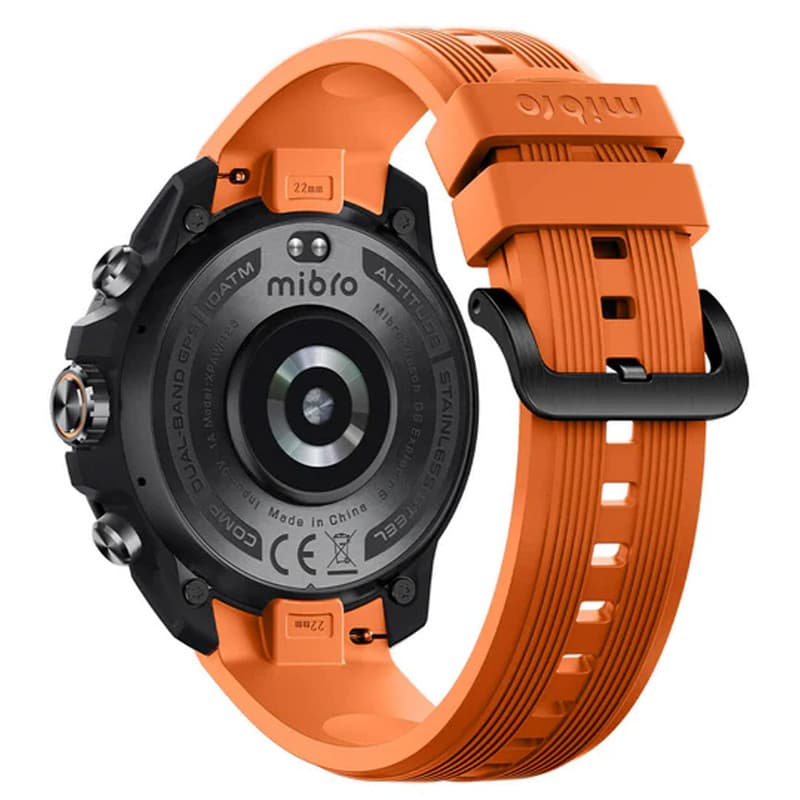 ساعت هوشمند 48 میلی‌متری میبرو مدل GS Explorer S با بند سیلیکونی — تصویر ۳