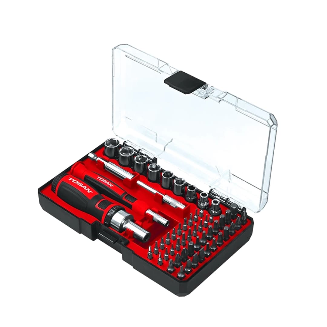 ست 55 عددی پیچ گوشتی ساعتی و بکس توسن مدل T4820K
