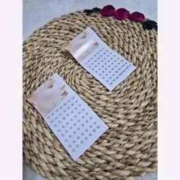 نگین چسبی صورت کارت 56 عددی — تصویر ۴