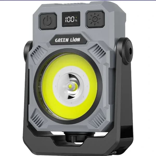 چراغ LED قابل شارژ دو رنگ گرین لاین Green Lion GNWL50MWLTBK — تصویر ۷