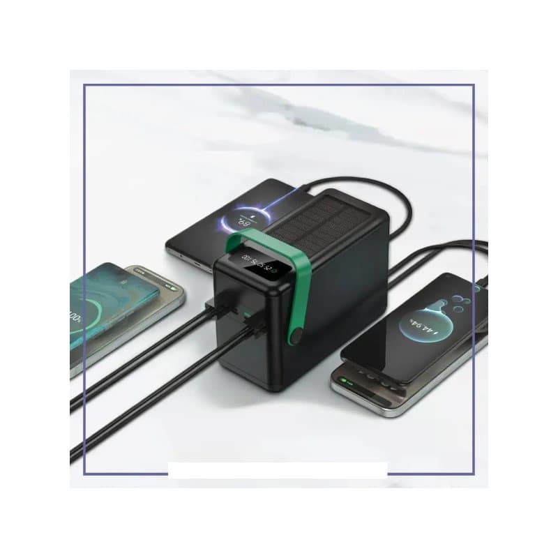 پاوربانک 120000خورشیدی گرین لاین Green Lion GNPXB7120PBBK — تصویر ۸