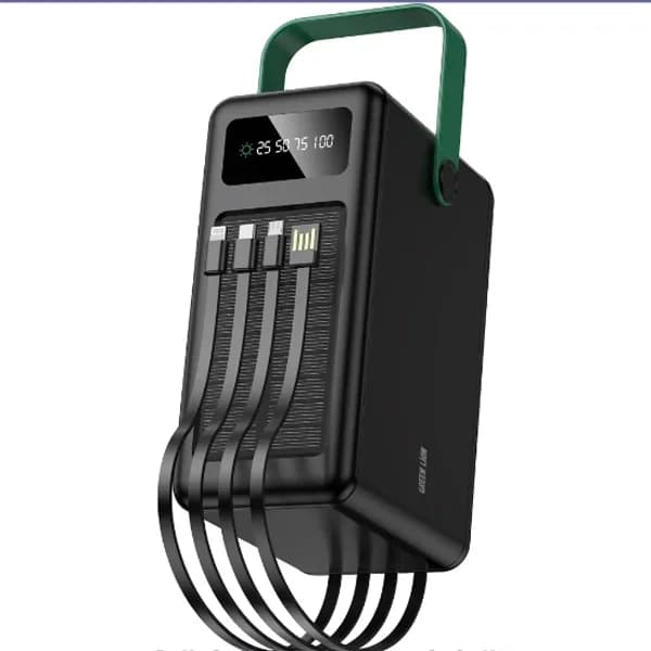 پاوربانک 120000خورشیدی گرین لاین Green Lion GNPXB7120PBBK — تصویر ۴