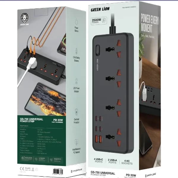 چند راهی برق گرین لاین Green Lion GNGS700PSTIBK — تصویر ۵