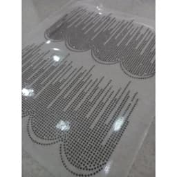 نگین اکسسوری حرارتی اسپرت طرح شعله دالبوری . چادر . نگین چادر . مانتو . نگین چسبی . جوراب . ساق — تصویر ۲