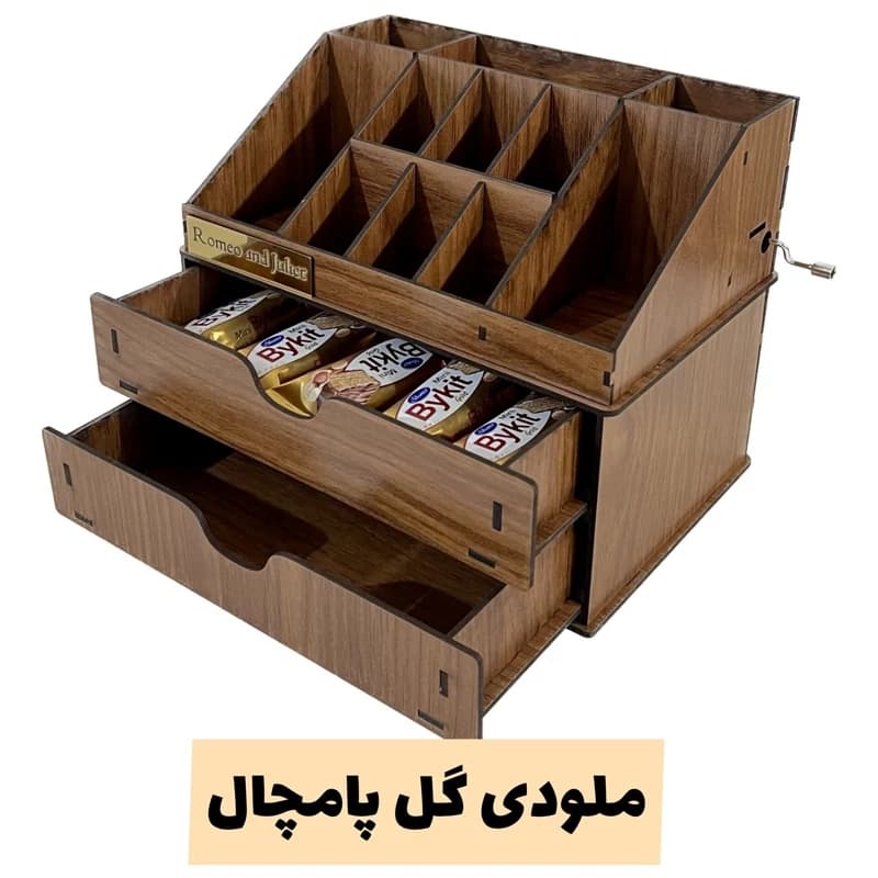 استند رومیزی لوازم ارایش موزیکال با ملودی گل پامچال – بهترین هدیه برای روز زن زور مادر روز دختر خرید بی واسطه