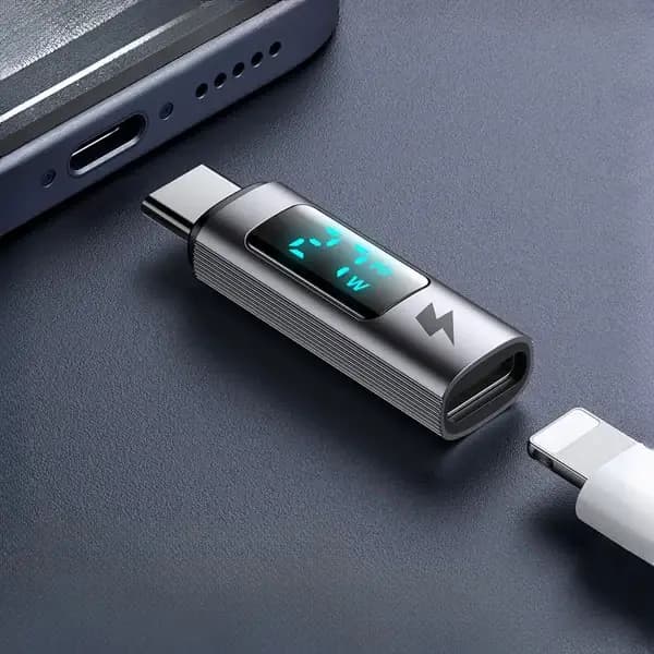 تبدیل لایتنینگ به تایپ سی با نمایشگر دیجیتال مک دودو OT-5990 — تصویر ۱۲