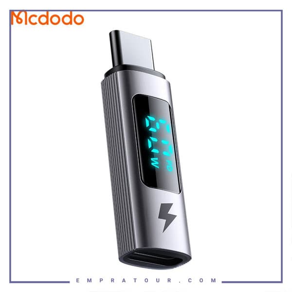 تبدیل لایتنینگ به تایپ سی با نمایشگر دیجیتال مک دودو OT-5990