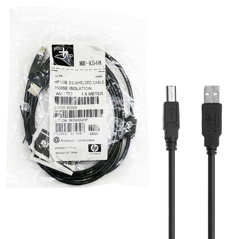 کابل پرینتر 1.8M اچ پی دفترچه دار HP-K548