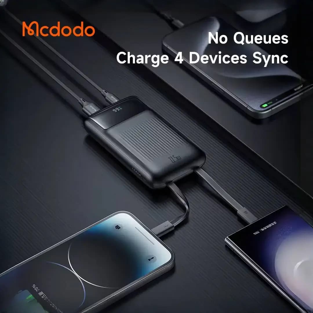 پاوربانک 10000 با کابل 22.5 وات مک دودو MC-024 — تصویر ۱۱