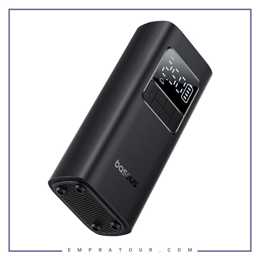 پمپ باد قابل حمل شارژی بیسوس BS-CG016 — تصویر ۷