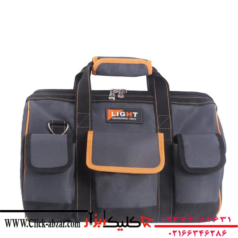 کیف ابزار لایت مدل LB2135 با ۶ جیب و برزنتی