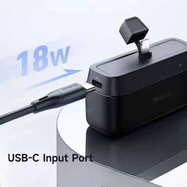 پاوربانک با سوکت لایتنینگ 5000 مک دودو MC-628 — تصویر ۱۱