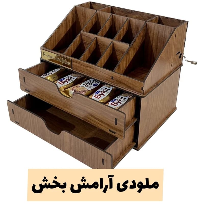 استند رومیزی لوازم ارایش موزیکال با ملودی آرامش بخش kiss the rain – بهترین هدیه برای روز زن مادر و دختر