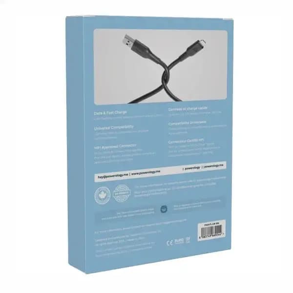 کابل شارژ لایتنینگ 1.2 متر پاورولوژی PWATL1M — تصویر ۸