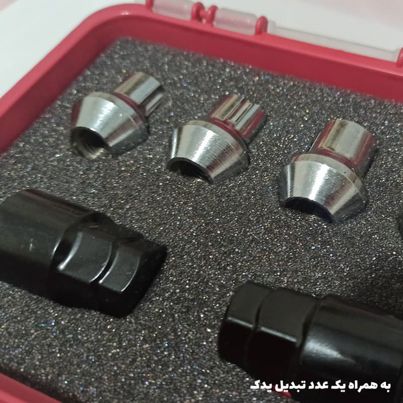 قفل رینگ خودرو مدل SP100_LX مناسب برای شاهین بسته 6 عددی — تصویر ۴