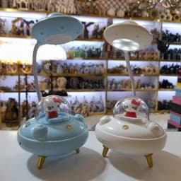 آباژور فانتزی کوچولو کیتی چراغ مطالعه فانتزی شب خواب اتاق کودک دکوری اتاق کودک سیسمونی نوزاد لوازم التحریر اسباب بازی — تصویر ۲