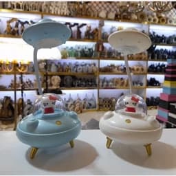 آباژور فانتزی کوچولو کیتی چراغ مطالعه فانتزی شب خواب اتاق کودک دکوری اتاق کودک سیسمونی نوزاد لوازم التحریر اسباب بازی — تصویر ۴