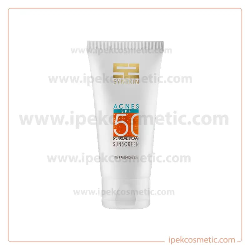 کرم ژل ضد آفتاب بی رنگ اکنس ساین اسکین SPF 50 پوست مستعد جوش